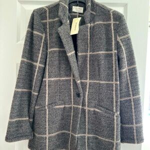 Z Supply Anna Plaid Blazer